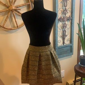 Gold and Black Skirt